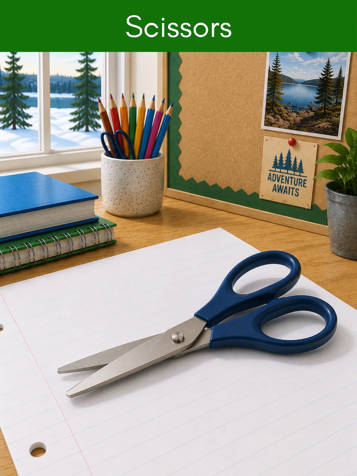School Items Picture Cards - Digital Collection