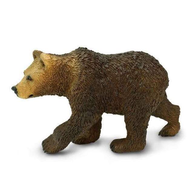 Grizzly Bear Cub Figurine