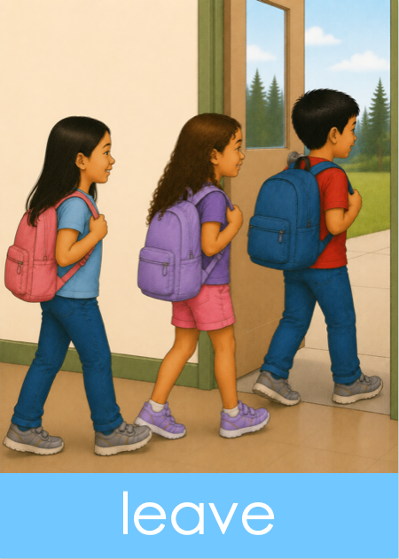 Action Words Picture Cards