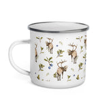 Caribou and Blueberries Camp Mug