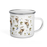 Caribou and Blueberries Camp Mug