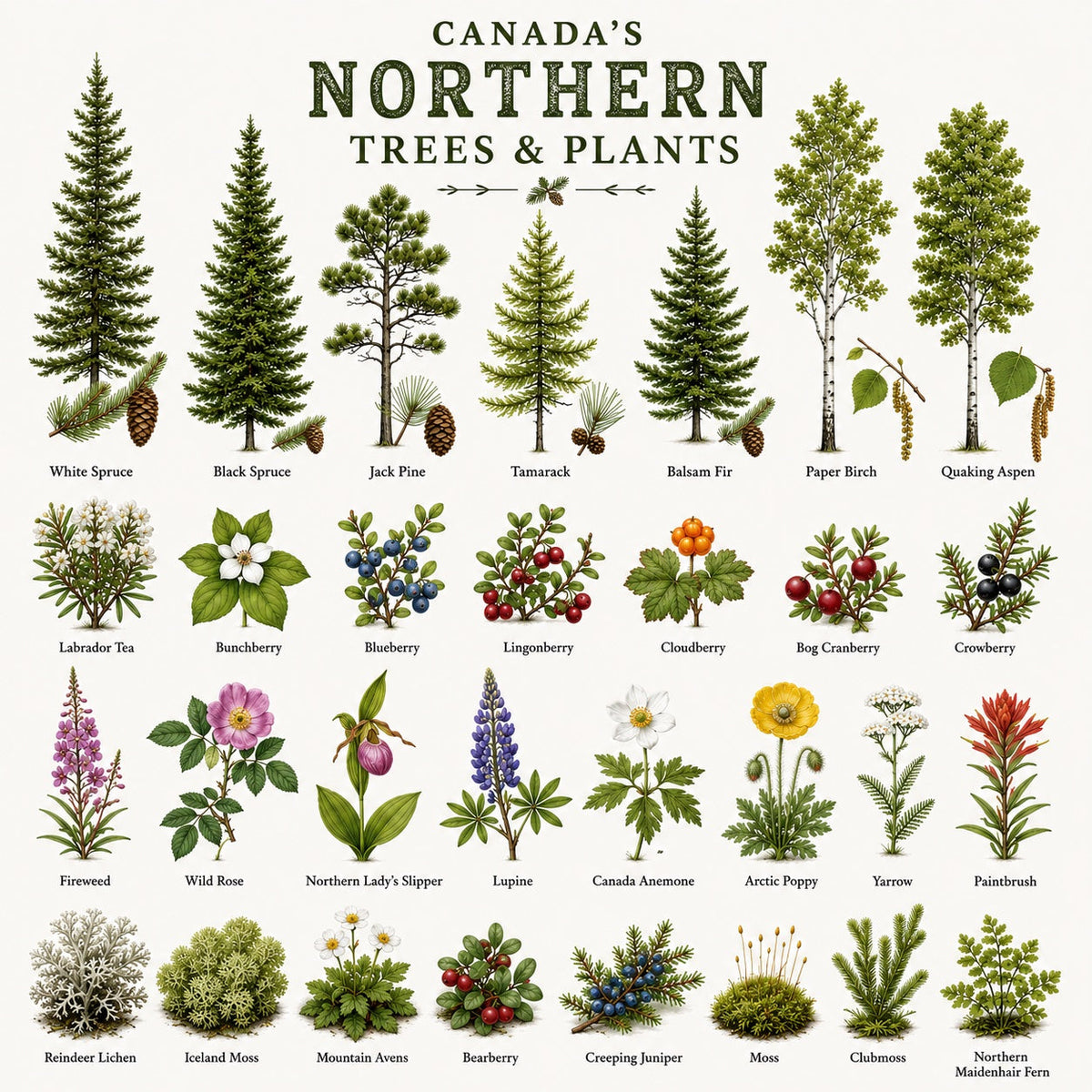 Canada's Northern Trees & Plants