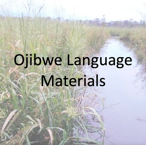Ojibwe Language Materials