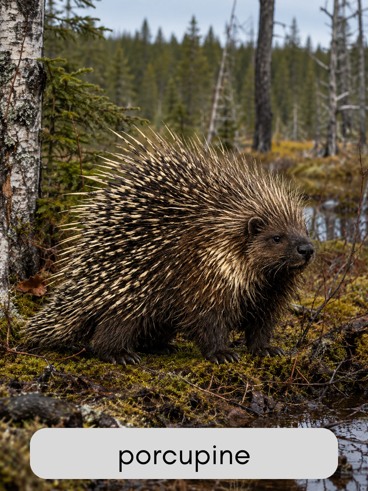 Canada's Northern Forest Animals Picture Cards - Digital Collection