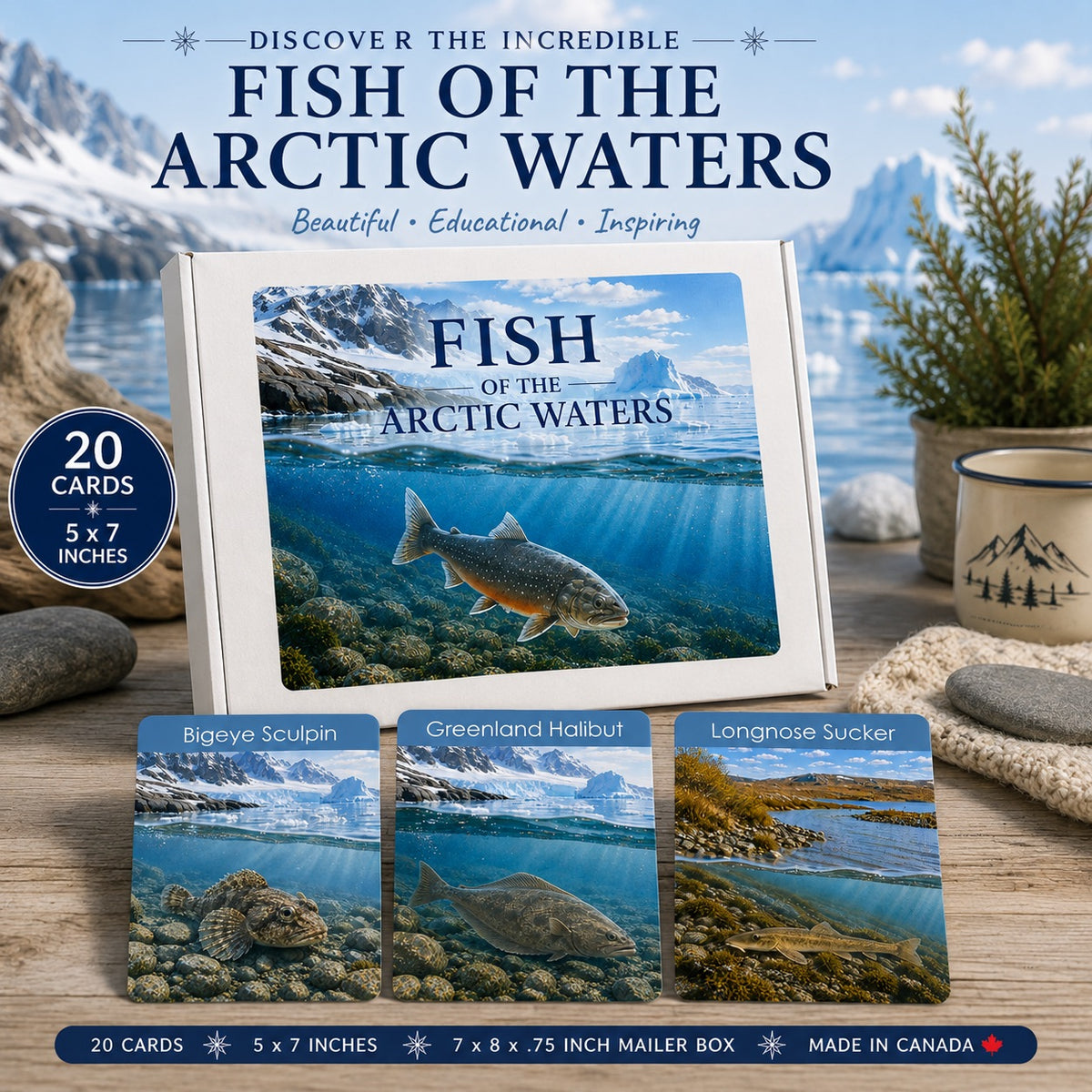 Fish of the Arctic Waters Picture Cards