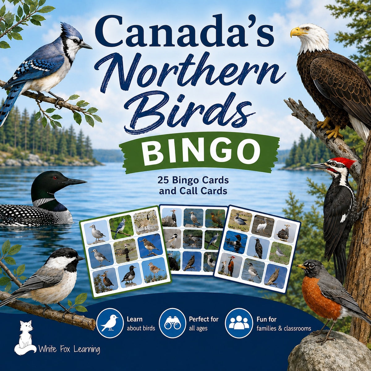 Canada's Northern Birds Bingo