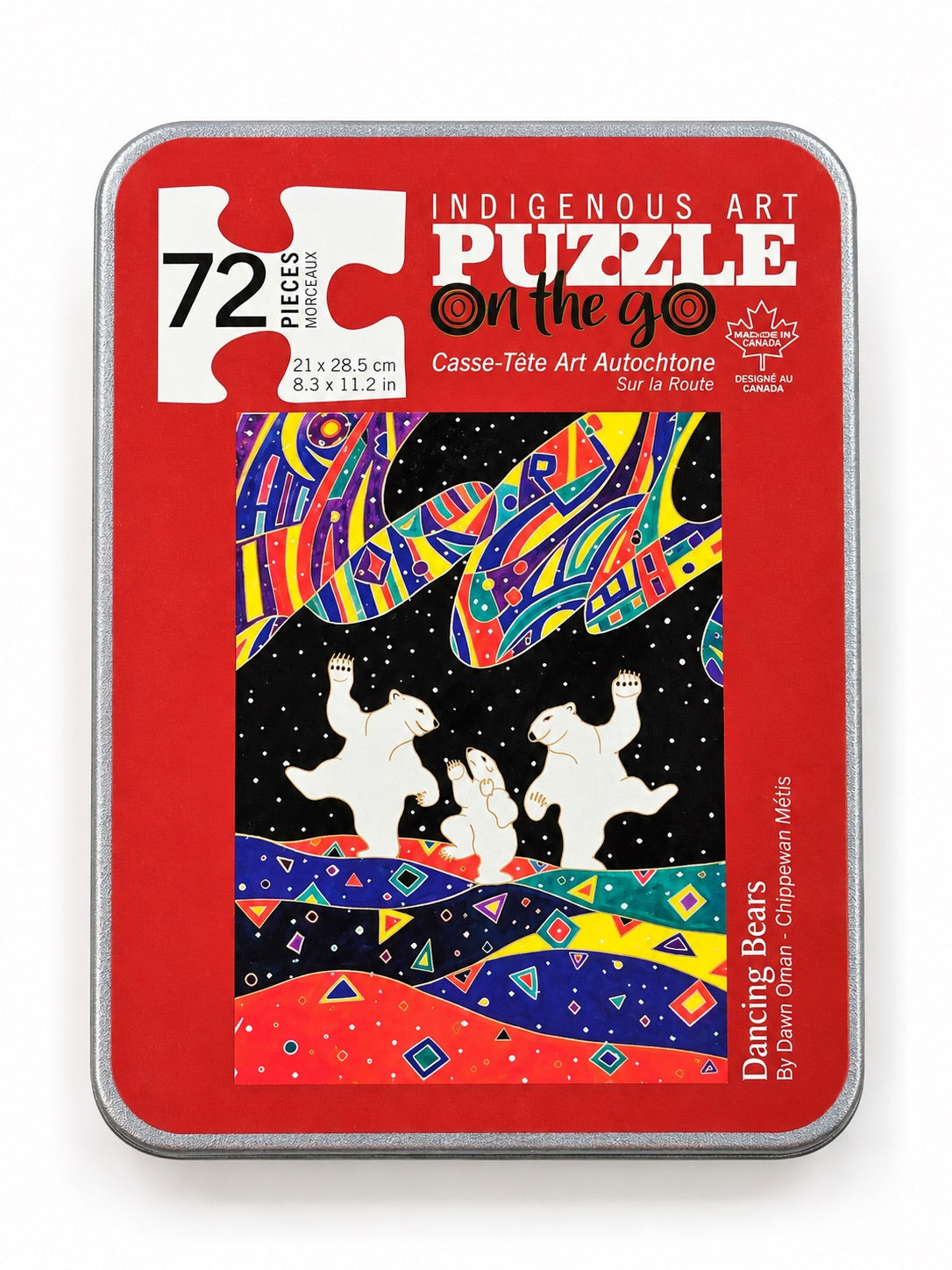 Dancing Bears Indigenous Art Puzzle - 72 pieces