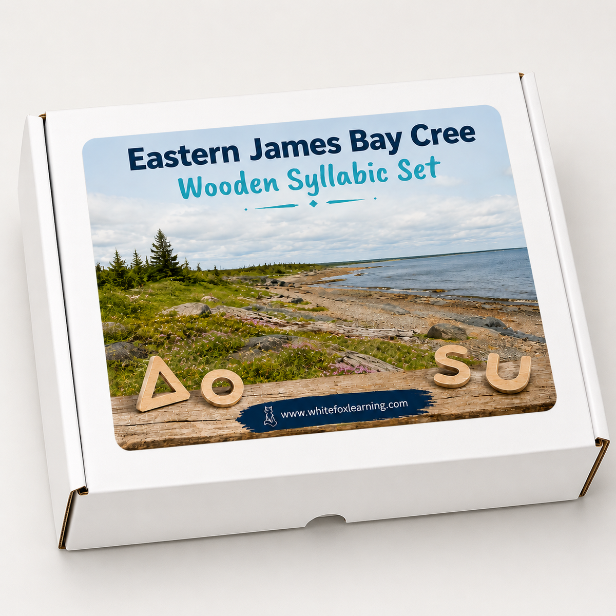 Eastern James Bay Cree Wooden Syllabic Symbols