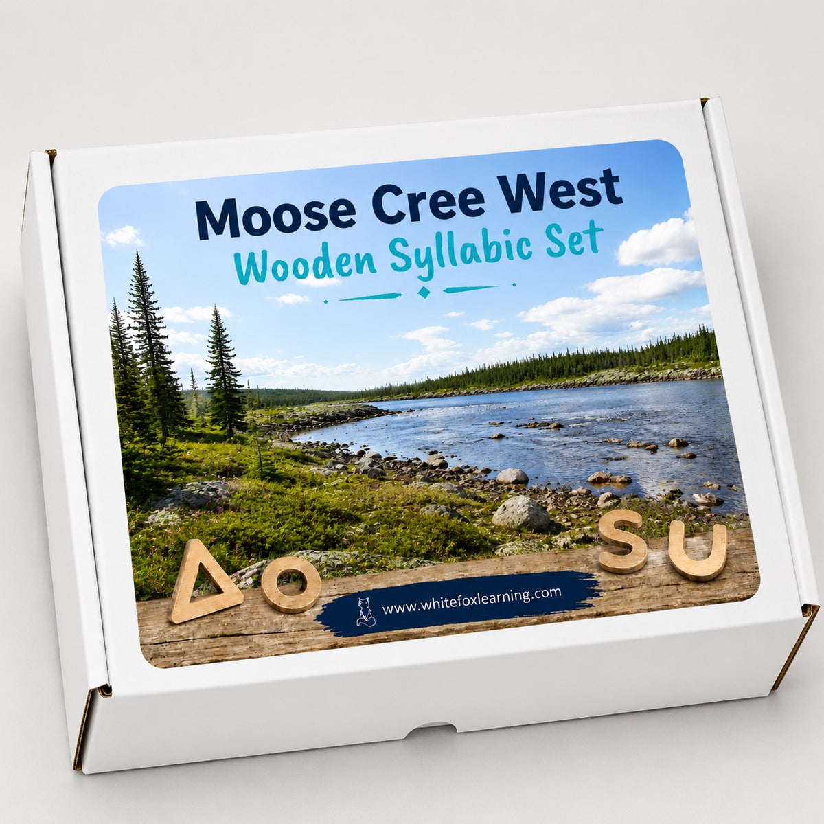 Moose Cree West Wooden Syllabic Symbols