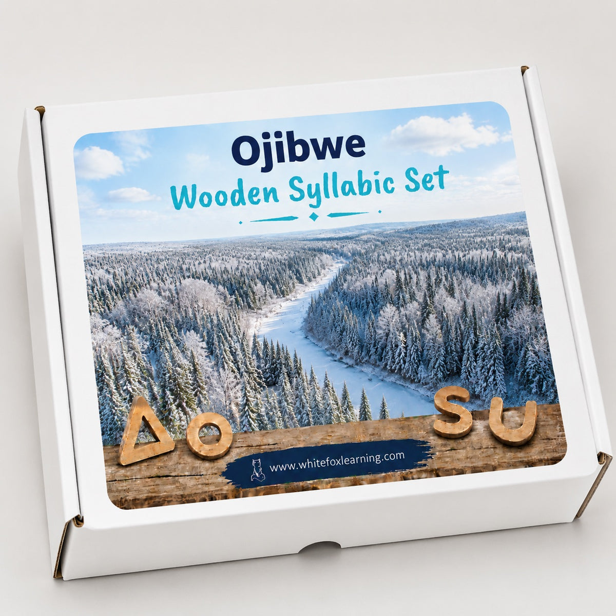 Ojibwe Wooden Syllabic Symbols