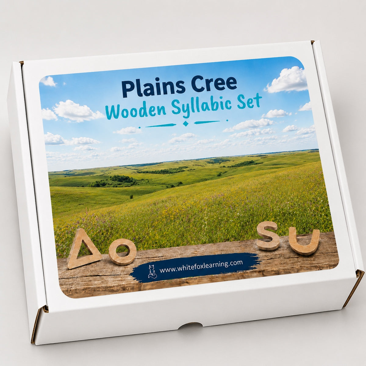 Plains Cree Wooden Syllabic Symbols