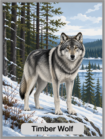 Canada's Northern Forest Animal Cards