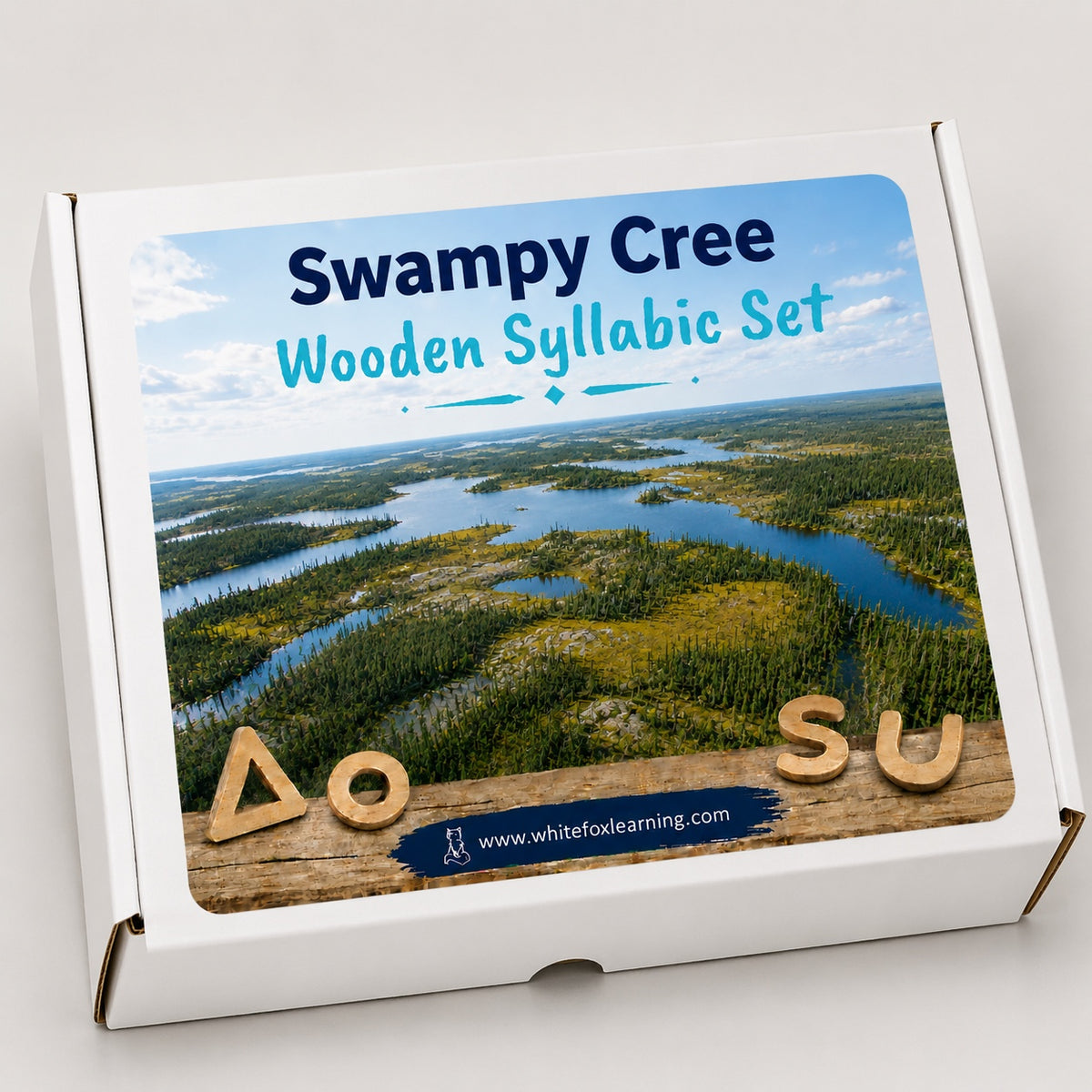 Swampy Cree Wooden Syllabic Symbols