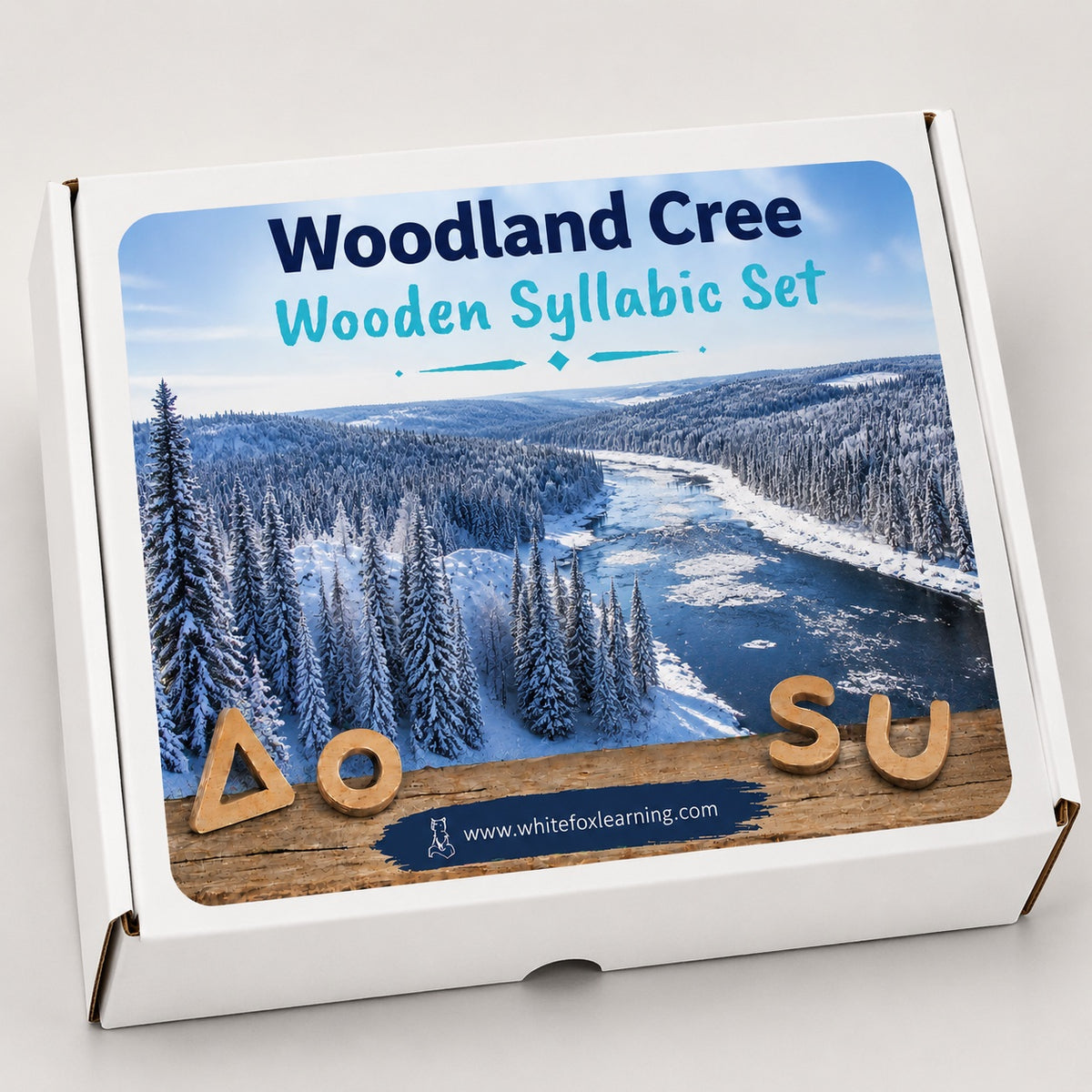 Woodland Cree Wooden Syllabic Symbols