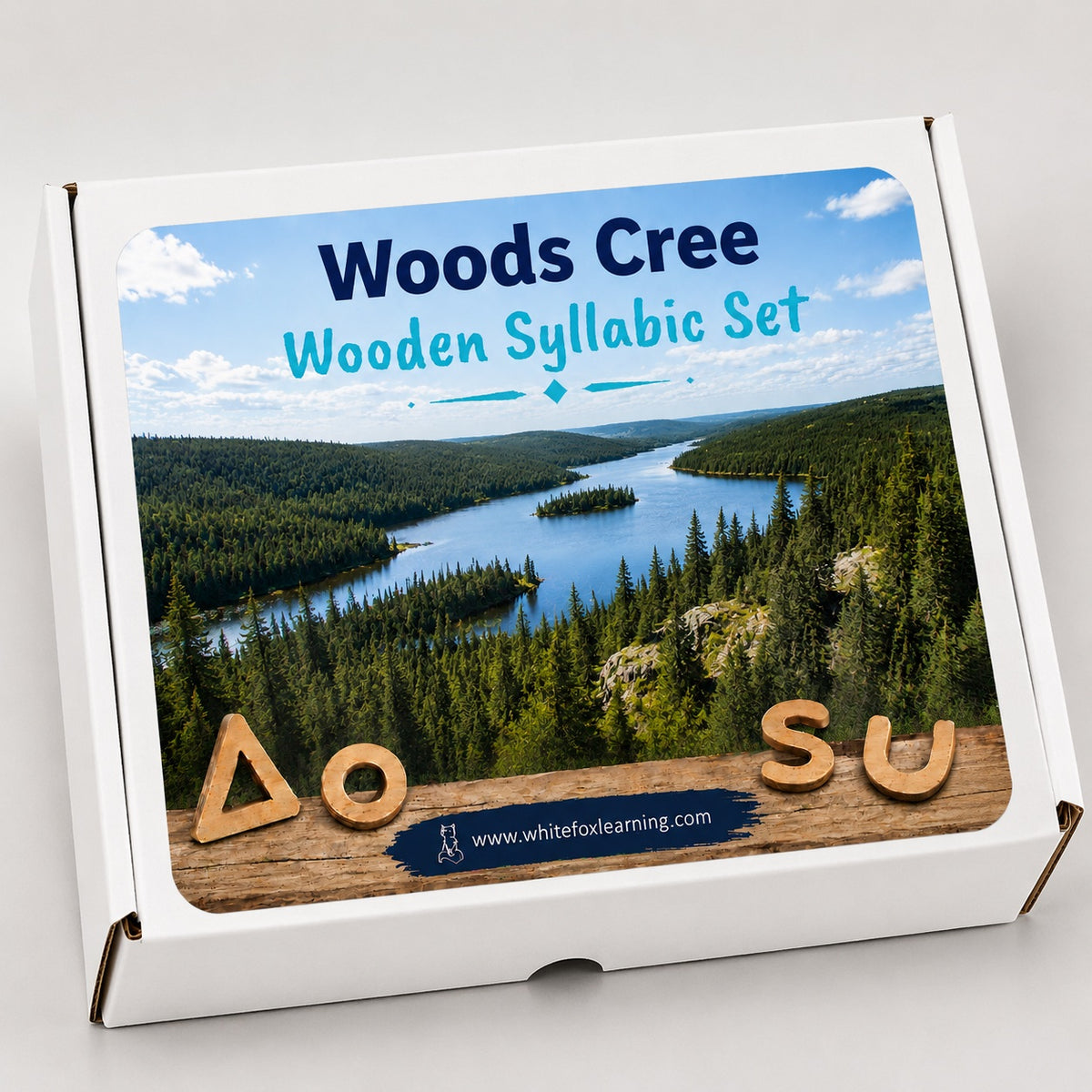 Woods Cree Wooden Syllabic Symbols
