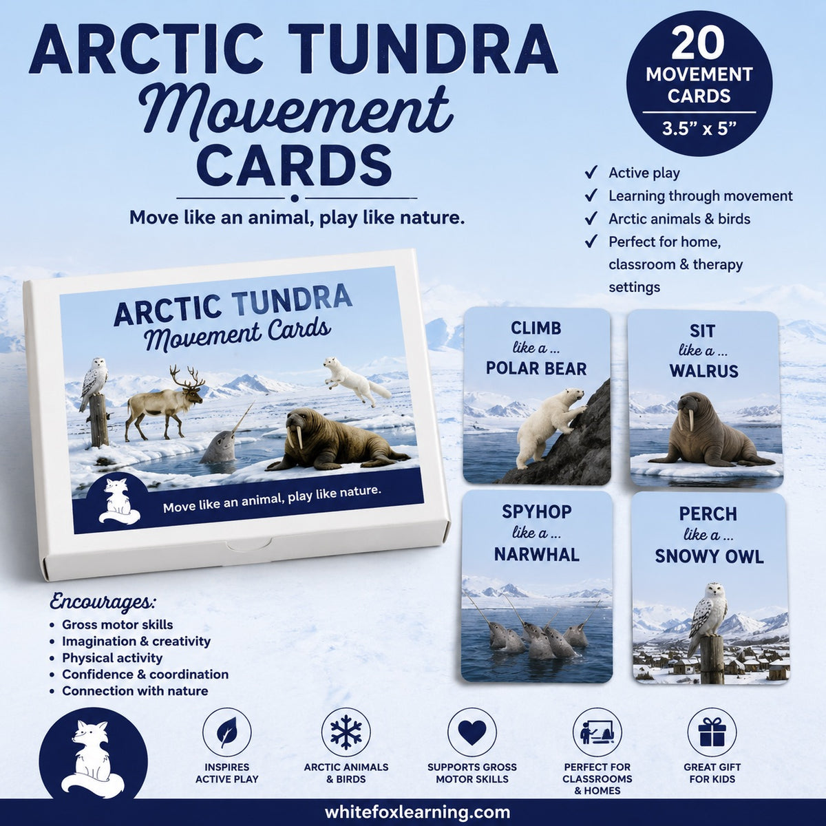 Arctic Tundra Movement Cards