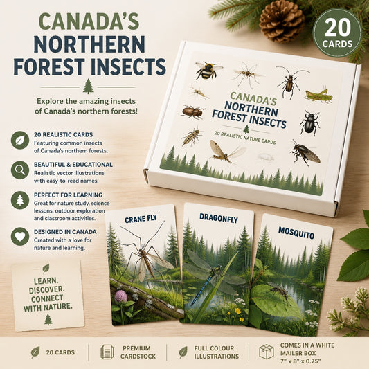 Canada's Northern Forest Insects Picture Cards