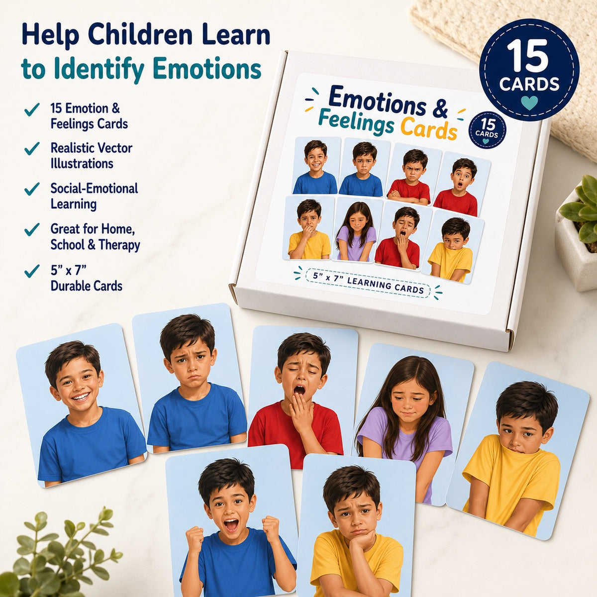 Emotions & Feelings Picture Cards