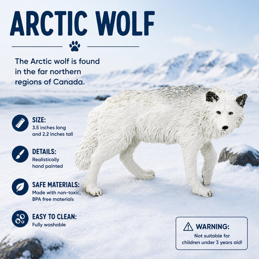 Arctic Wolf Figurine