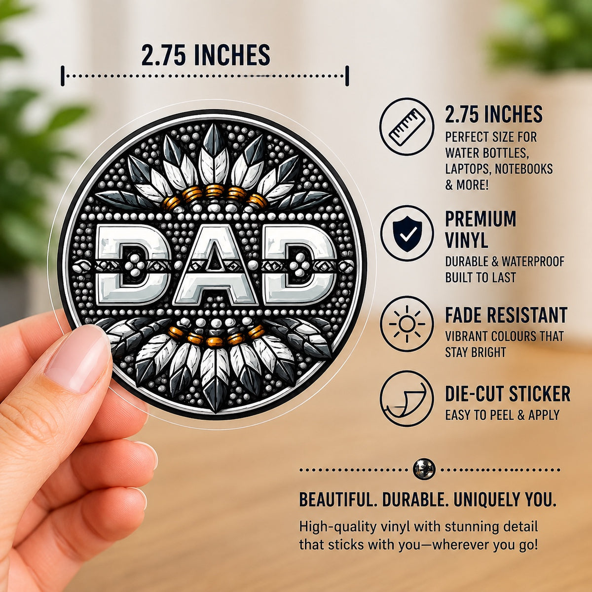 Dad Vinyl Die-Cut Sticker