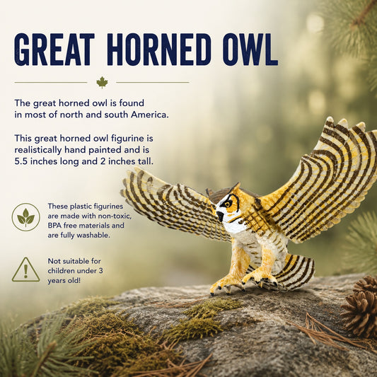 Great Horned Owl Figurine