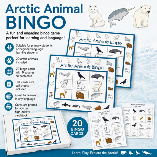 Arctic Animal Bingo