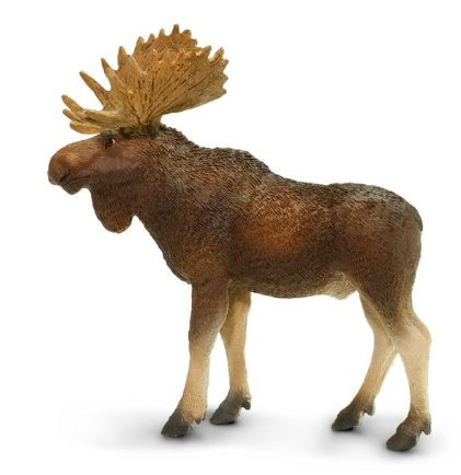 Moose Bull Figurine