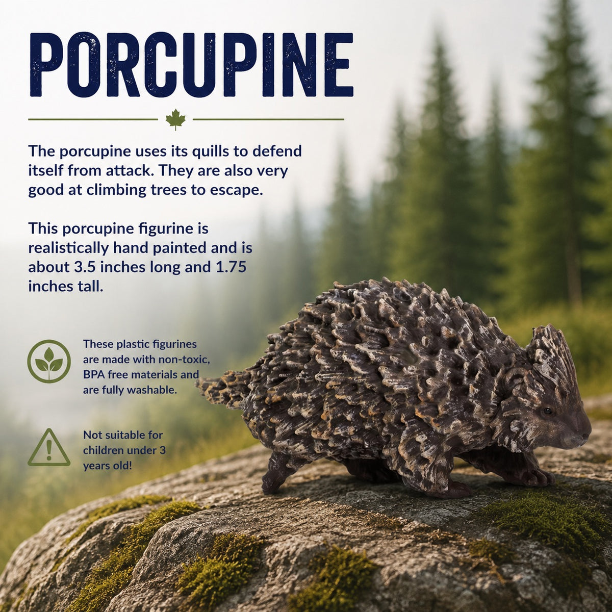 Porcupine Figurine