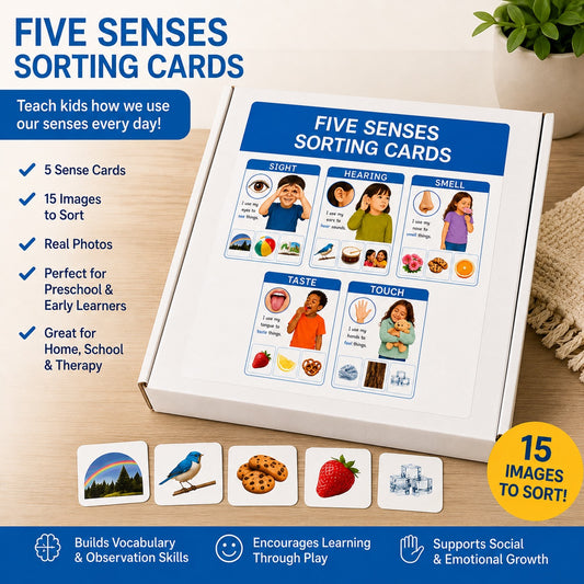Five Senses Sorting Cards