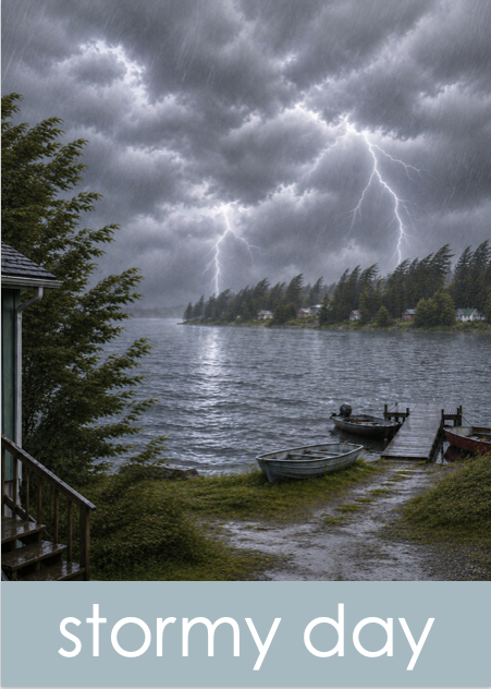 Weather Scenes Picture Cards