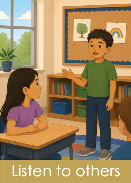 Classroom Rules Picture Cards
