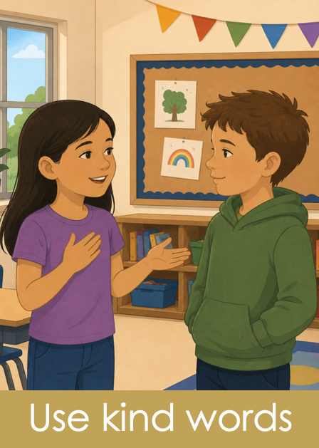 Classroom Rules Picture Cards