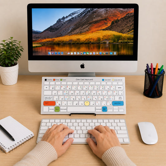Inuktitut Keyboard Layout Guide for Mac Computers - FREE