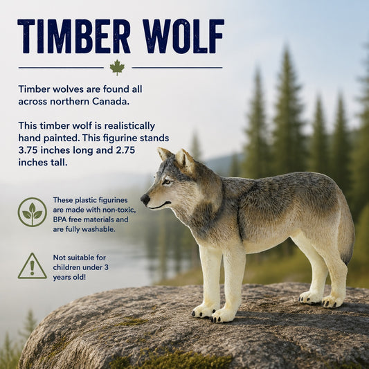 Timber Wolf Figurine