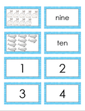 Arctic Animals Number Matching Cards - 1-10 - Printed Product