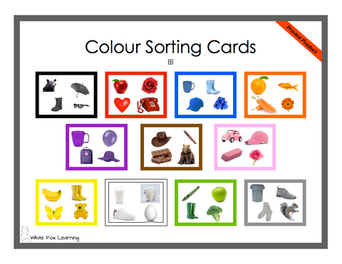 Colour Matching Cards - Printed Product