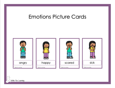 Emotions Picture Cards - Digital Product