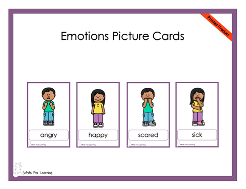 Emotions Picture Cards  - Printed Product