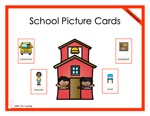 School Picture Cards - Printed Product