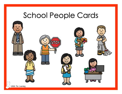 School People Cards - Digital Product