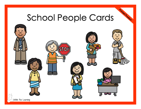 School People Cards - Printed Product