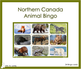 Northern Canada Animal Bingo