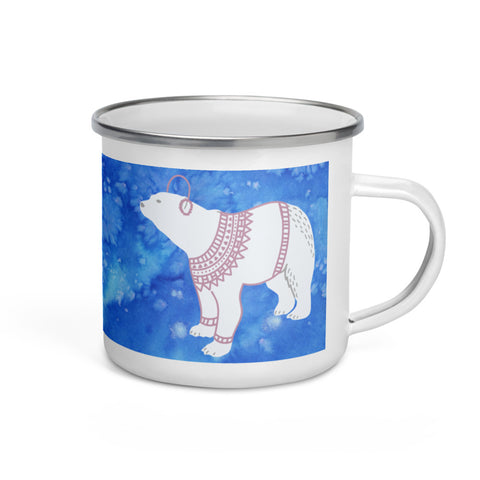 Polar Bear in a Sweater Camp Mug